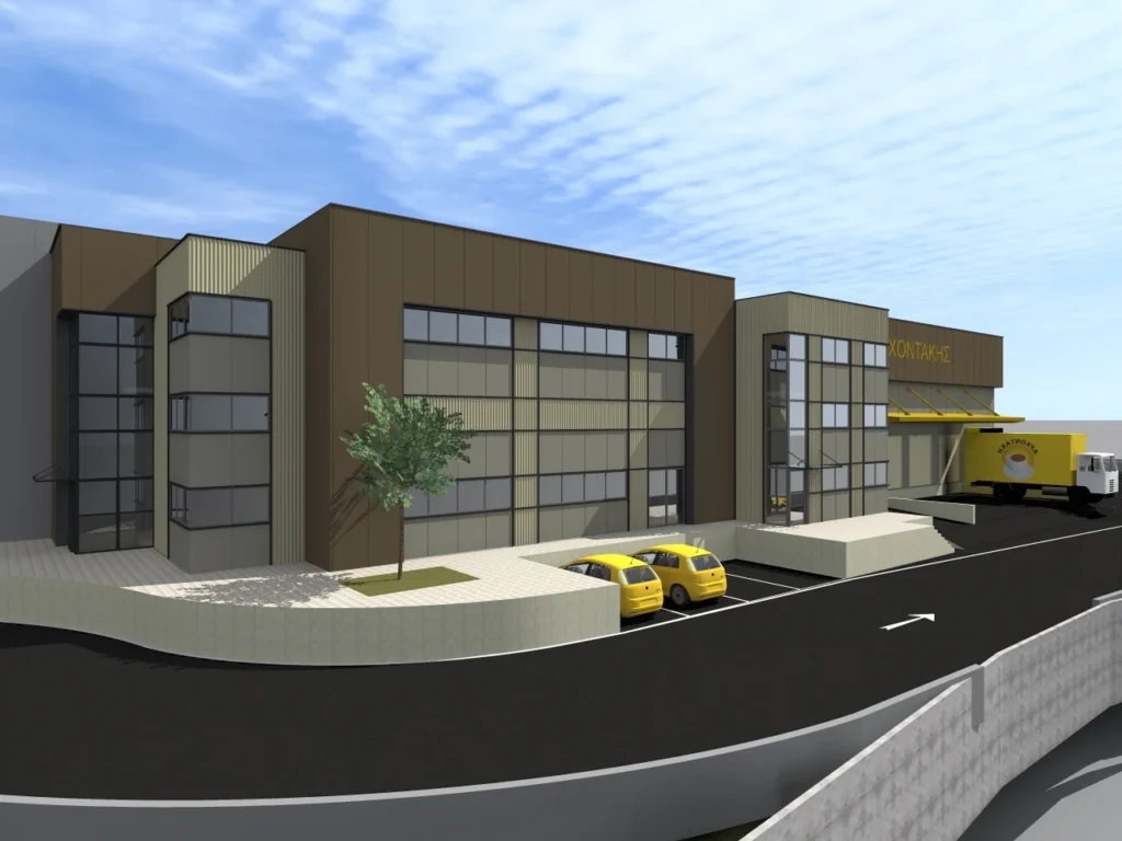 NEW MANUFACTURING AND PRODUCTION UNIT OF COFFEE-CHOCOLATE CENTER, CHANIA