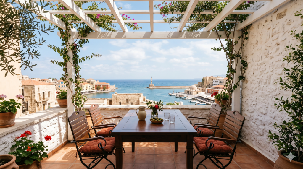 Smart Construction - ανακαίνιση βεράντας για Airbnb στα Χανιά